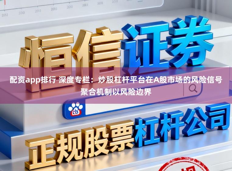 配资app排行 深度专栏：炒股杠杆平台在A股市场的风险信号聚合机制以风险边界