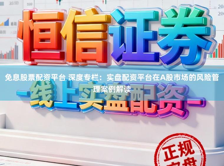 免息股票配资平台 深度专栏：实盘配资平台在A股市场的风险管理案例解读